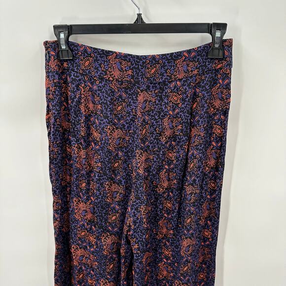 ANTHROPOLOGIE Elevenses Tessie Wide Leg Printed Pants // 2 - Picture 8 of 11